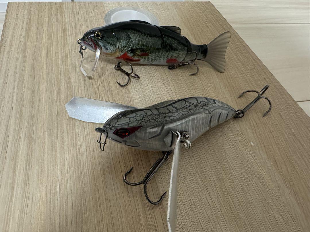 Fishing Lure Aventa Crawler Bassroid Jr Triple Double Big Bait Bass Fishing Reti