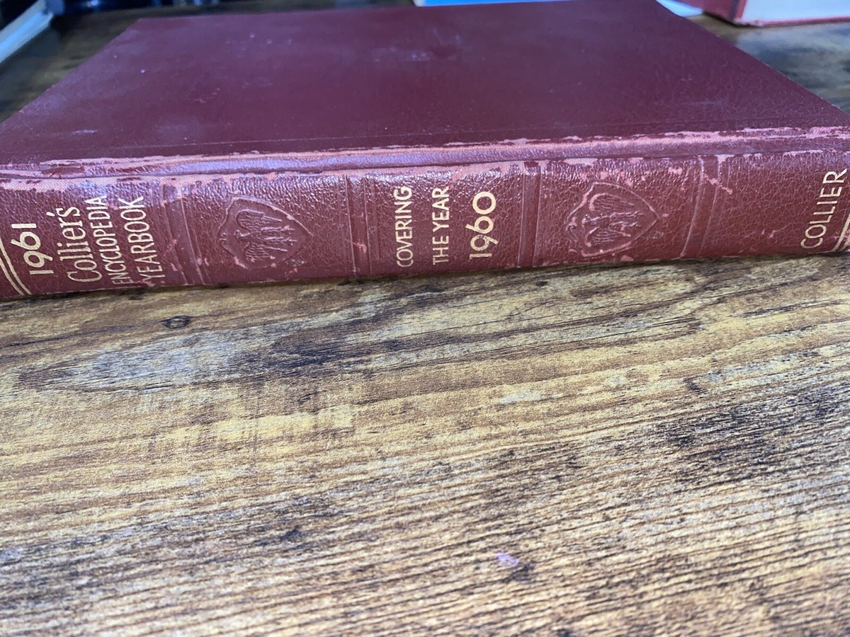 Vintage 1961 Collier's Encyclopedia Yearbook Book | eBay
