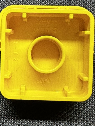 Unique Vintage 1980's LEGO DUPLO ( 3 ) Furniture Yellow Chairs with Backs - Picture 8 of 15