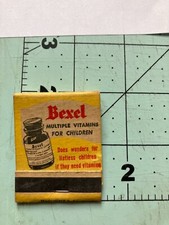 vintage Matchbook - McKesson's Bexel Multiple Vitamins
