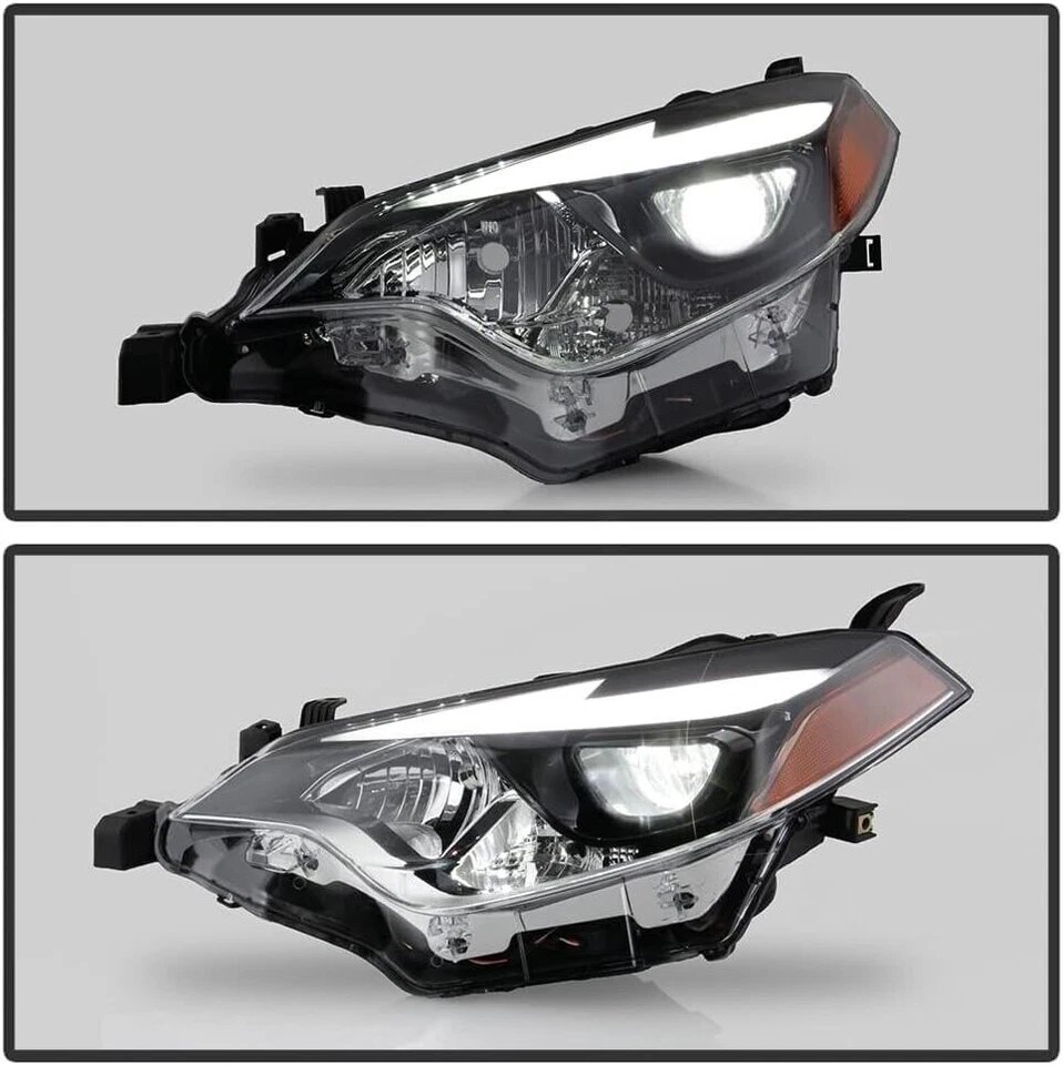 Tubo LED DRL para Toyota Corolla 2014 2015 2016 con faros proyectores LED Foto 4 de 4