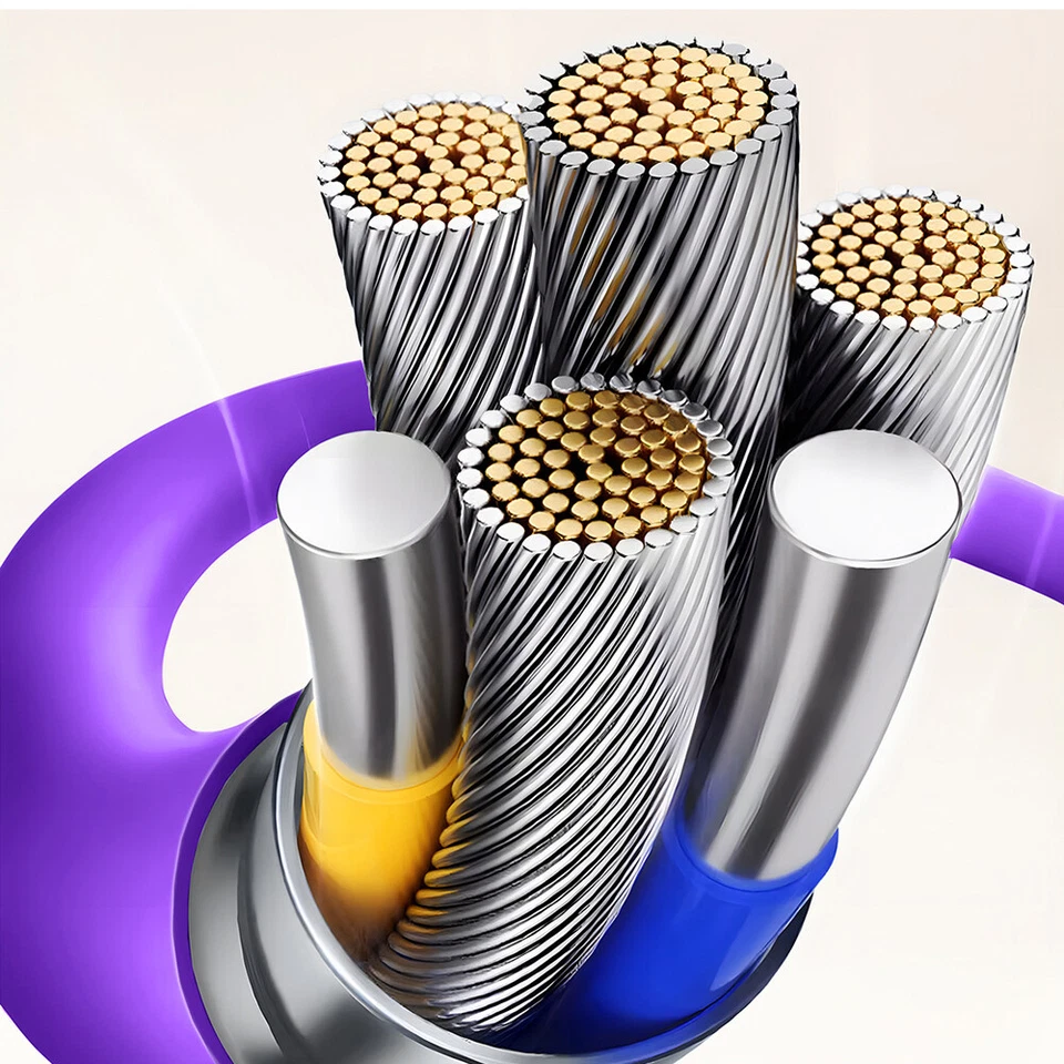 4-in-1 USB C Cable 240W 4FT Fit For Apple Cable Fast Charging 480Mbps Data Sync - Image 2 of 4