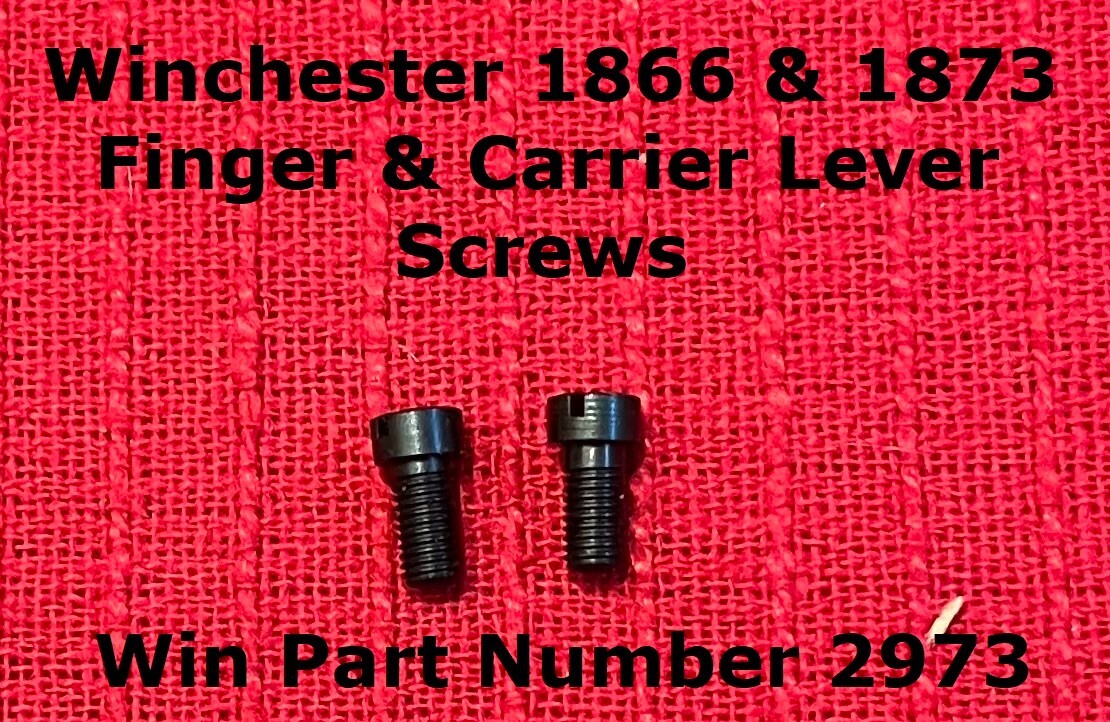 Winchester 1866 and 1873 Carrier and Finger Lever Spring Screws 2