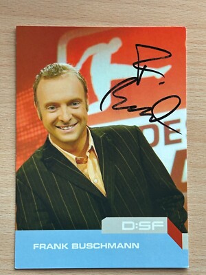Frank Buschmann - Ninja Warrior-Autogrammkarte original signiert - #S27064