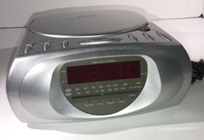 Vintage GPX D714 AM/FM Stereo Clock Radio W Alarm Fixer Upper CD Player-SHIP24