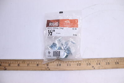 Halex 26124 Fascetta Staffa A Due Fori Per Tubo Condotto Rigido O IMC, 1 Pollice (2,54 Cm), Confezione Da 4 Pezzi, Per Interno/Esterno