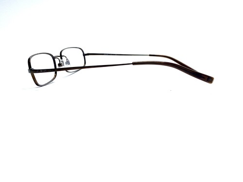 Prada Brown Titanium Rectangular Eyeglasses Japan VPR54E 7AY-101 50 17 135 - Picture 3 of 8