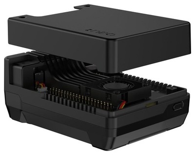 Argon40 Argon NEO 5 M.2 NVME PCIE Case für Raspberry Pi 5, Aluminium-Kühlkörper,