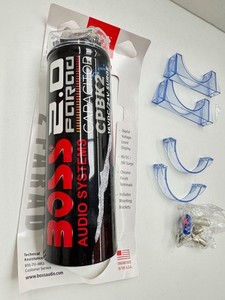 Boss CPBK2 2 Farad 20-Volt  Digital Voltage Car Audio Power Capacitor, LED Black