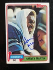 Harvey Martin Autographed 1981 Topps Football  Card #15 Dallas Cowboys