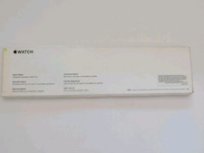 Genuine Apple Watch Sport Band in Original Box 45mm White Size M  L
