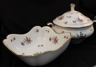 Winterling Dresden Set of Two Vegetable Bowls Round and Square Shapes
