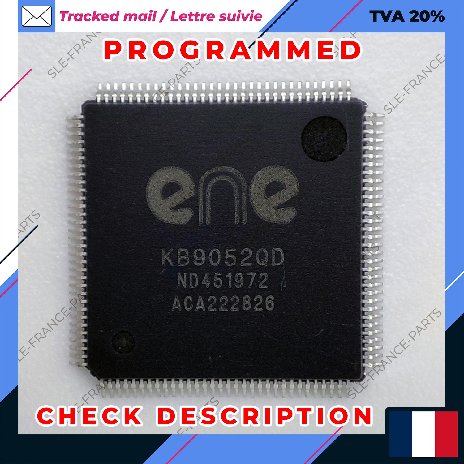 Composant IC ENE EC SIO KB9052QD 9052QD Super IO programmé d'origine pour carte mère