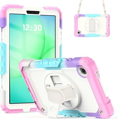 Case for Galaxy Tab A11 2025 8.7 Inch - with Screen Protector, 360° Rotating Sta