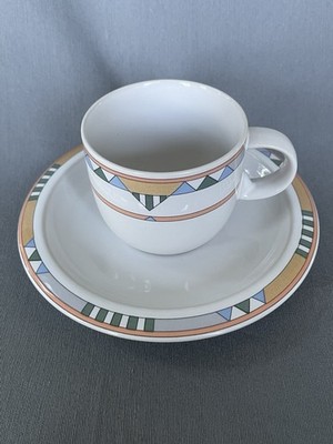Thomas Porzellan Wave El Paso Kaffeetasse + Untertasse Tasse Teller TOP