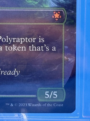MTG The Lost Caverns of Ixalan LCI Mythic Polyraptor Borderless 0012 Nm Foil - Picture 9 of 9