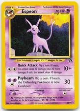 Espeon - 20/75 Neo Discovery Unlimited Rare Pokemon - LP on eBay