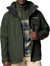 Columbia Men's 5X Bugaboo III Fleece Interchange 3-In-1 Jacket Omni-Tech $210