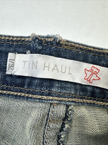 Tin Haul Womens Jeans Bootcut Embroidered Blue 26Long #728 - Picture 10 of 18