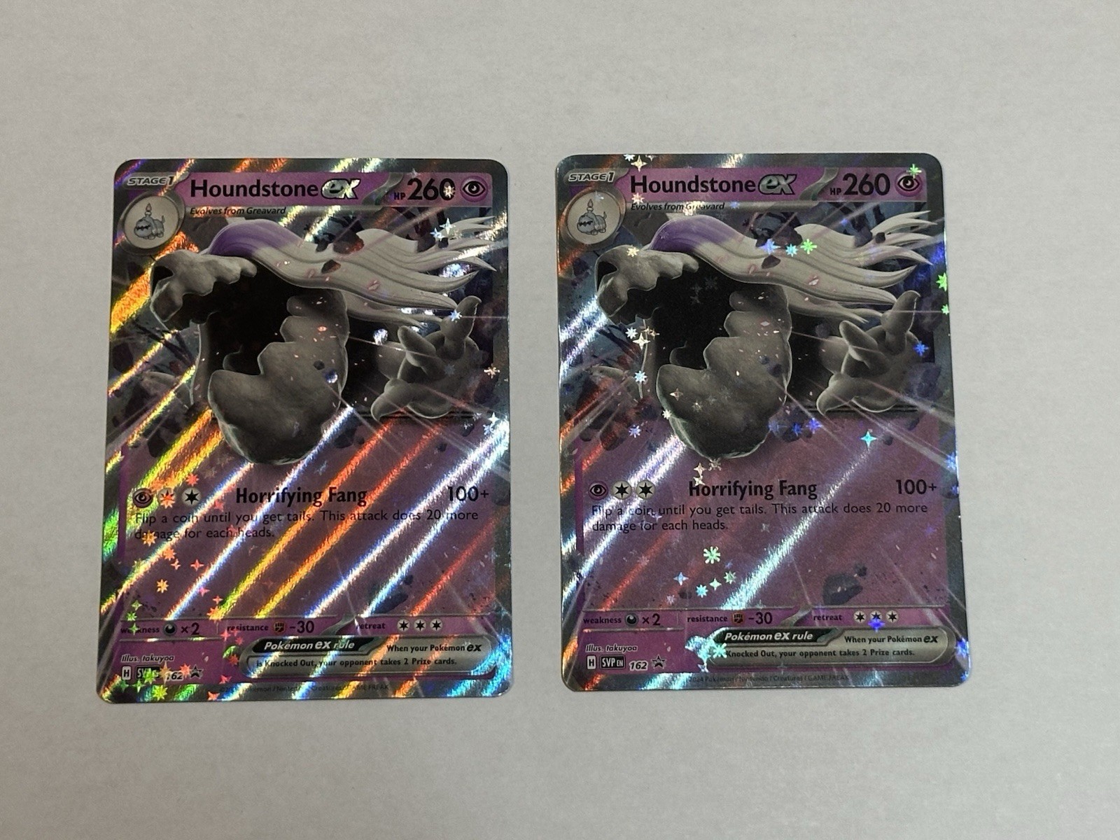 Houndstone ex Black Star Promo - SVP162 - Scarlet & Violet Pokemon 2024