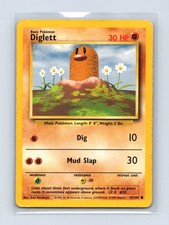 1995 diglett pokemon card 2000 Pokmon Team Rocket 1st Edition 52/82 CGC 9 Mint Oblivion Collectibles variation to centering e303 Diglett 1ED 1st Pokmon