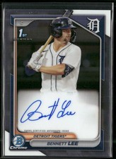 2024 Bowman Chrome #CPA-BL Bennett Lee Prospect Autographs
