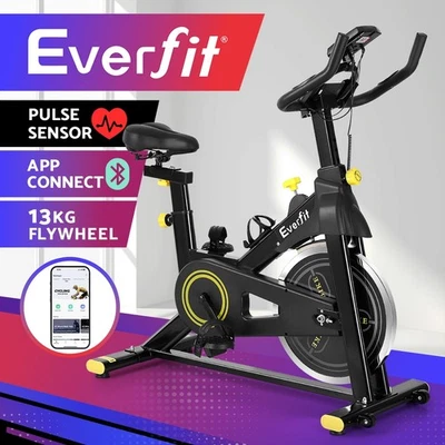 Everfit Spin Bike Exercise Bike Cardio Gym Bluetooth APP Connectable - image 1 of 4