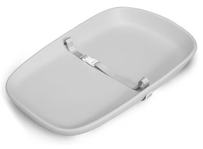 Nest Mello Baby Changing Pad EVA Waterproof Contoured w/ Safety Strap Grey 27 