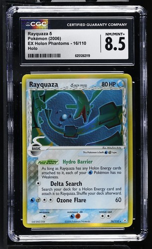 Rayquaza δ graded CGC 8.5 for sale on eBay