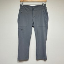Columbia Cropped Hiking Pants Womens 4 Travel Activewear Zip Pockets Gorpcore