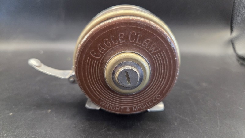 1018 Vintage Wright & McGill Eagle Claw ECF Automatic Fly Fishing Reel w/ Line