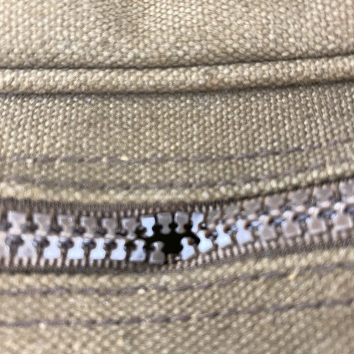 Schaefer Outfitter Flight Bag Brown Canvas Leather Zipper Flaws Broken READ NWT - Picture 20 of 24
