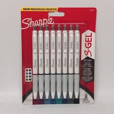 Sharpie S-Gel Gel Pens - Pearl White - 8 Mixed Pens - 0.7mm Medium