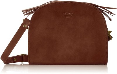 TIDEWAY HANEN Leather Shoulder Bag Chocolate Handmade Himeji Leather Japan