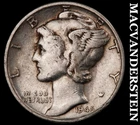 1945 Mercury Dime- Silver- Scarce Better Date No Reserve #J3117