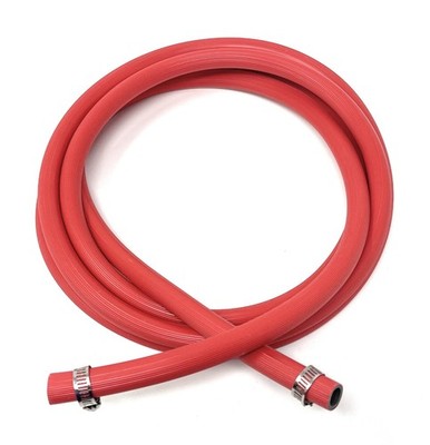 10 feet Propane, Air, Water, Hose with Clamp Connection for Barb, Low Pressure