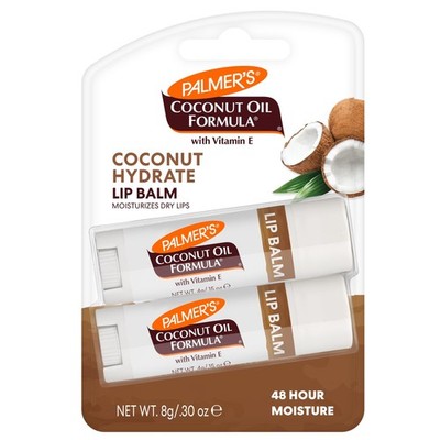 Palmer's Coconut Oil Formula Lip Balm Duo, Moisturizes, Hydrates Dry Lips