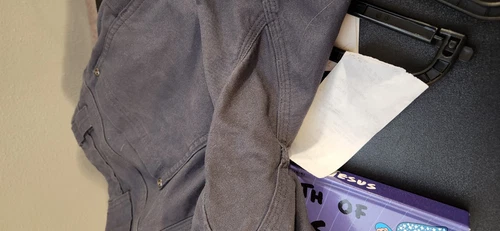 NEW Duluth Trading Co. Men’s Grey Flex Fire Hose Carpenter Pants 32x32-NWOT - Afbeelding 9 van 12