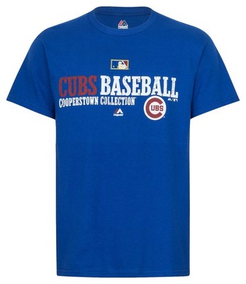 MLB T-Shirt Chicago Cubs Baseball Cooperstown Team Property Collection