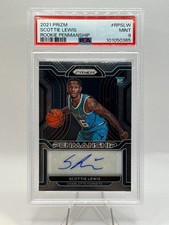 2021-22 Panini Prizm Scottie Lewis Autograph Rookie Penmanship Silver PSA 9