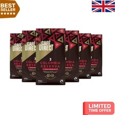 Exquisite 200g Fairtrade Ground Arabica Coffee from Cauca Valley - Pack of 6 43.33 per kilo