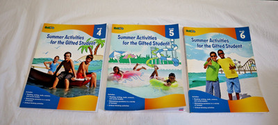 Summer Activities for the Gifted Student: Grades 4, 5, and 6 Lot of 3