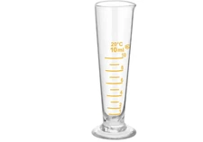 10ml Glass Measuring Cup Conical Beaker w/ Spout Clear Scale Lab Kitchen