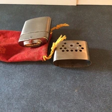 Vintage Hand Warmer  For Parts Jon-E With Cloth Bag