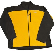 The North Face Apex Bionic Jacket Men  s XXL Yellow Black Softshell Outdoor