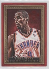 2013-14 Panini Court Kings Portraits Red Framed 8/25 Serge Ibaka #52 2w5