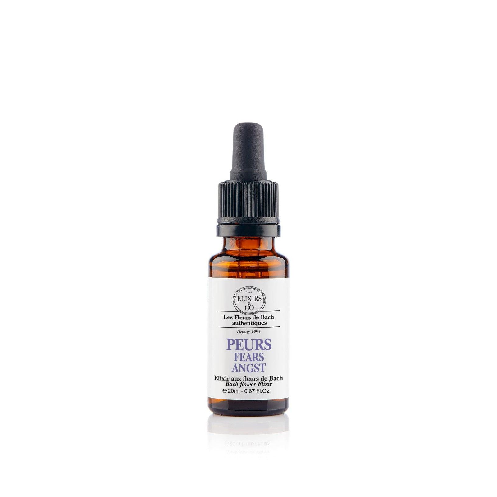 Fleurs de Bach Peur Bio spray 20ml contre le stress des examens et voyages