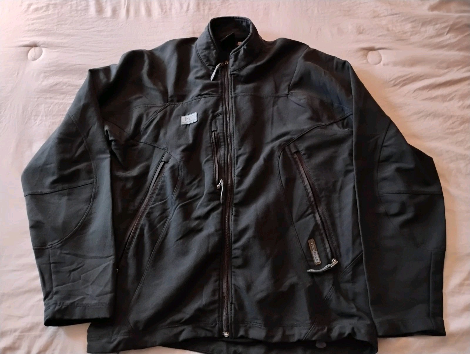 Men's Helly Hansen Softshell Jacket Size Small Bl… - image 1