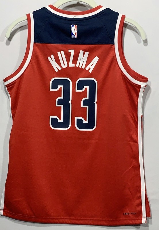 Nike Washington Wizards Kyle Kuzma #33 Swingman Jersey Youth Medium NWT