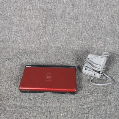 Nintendo DS Lite Authentic Console Crimson Handheld System - Red/Black